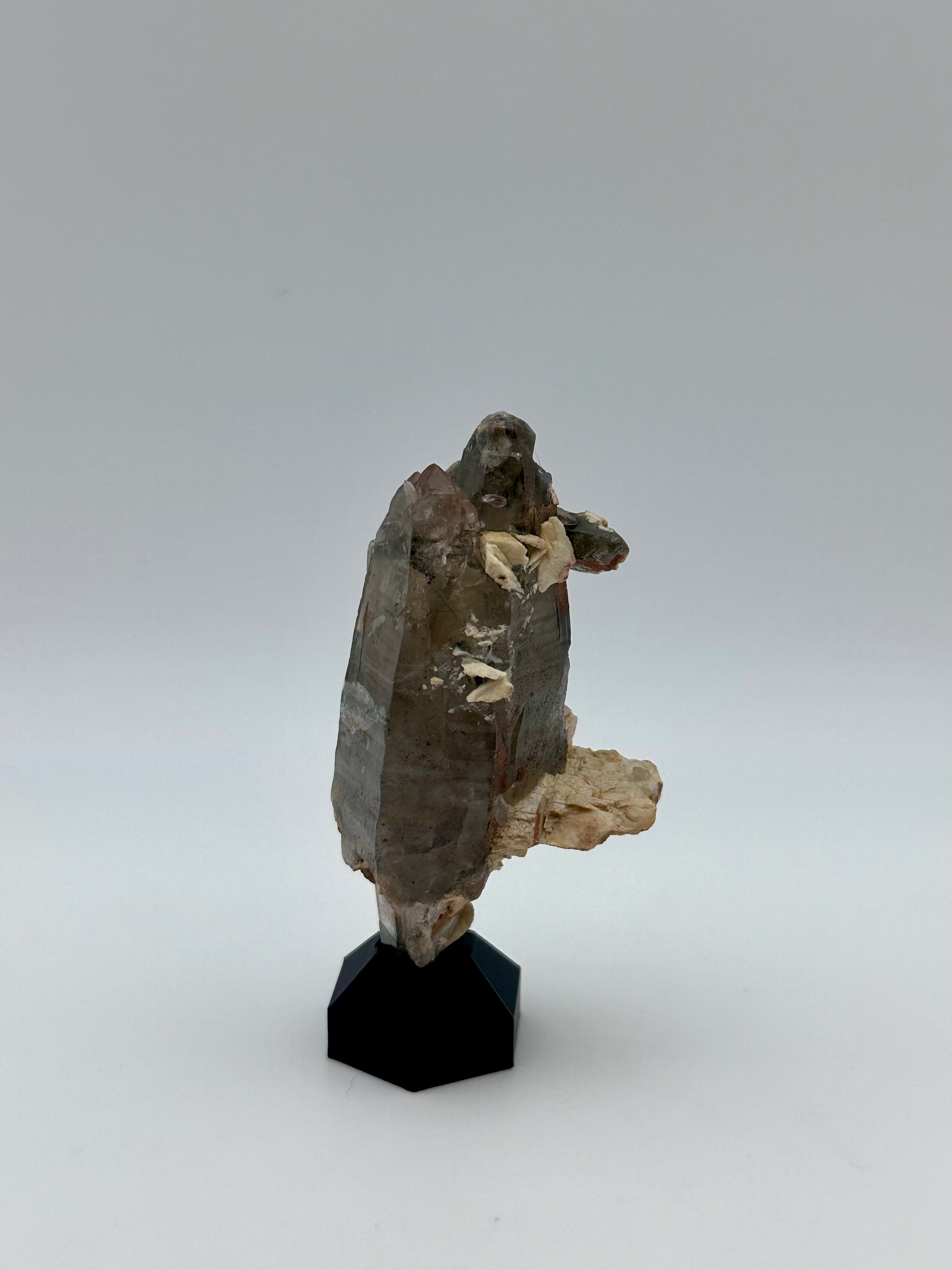 Smoky Quartz Crystal Cluster with Matrix