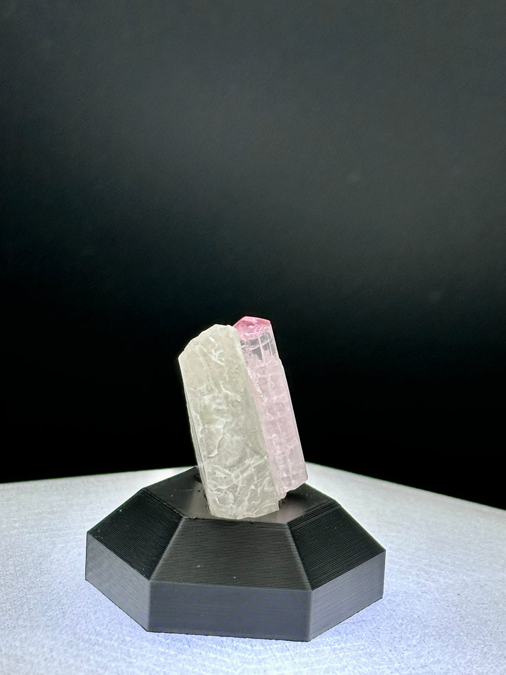 Pink Tourmaline on Quartz - Pakistan