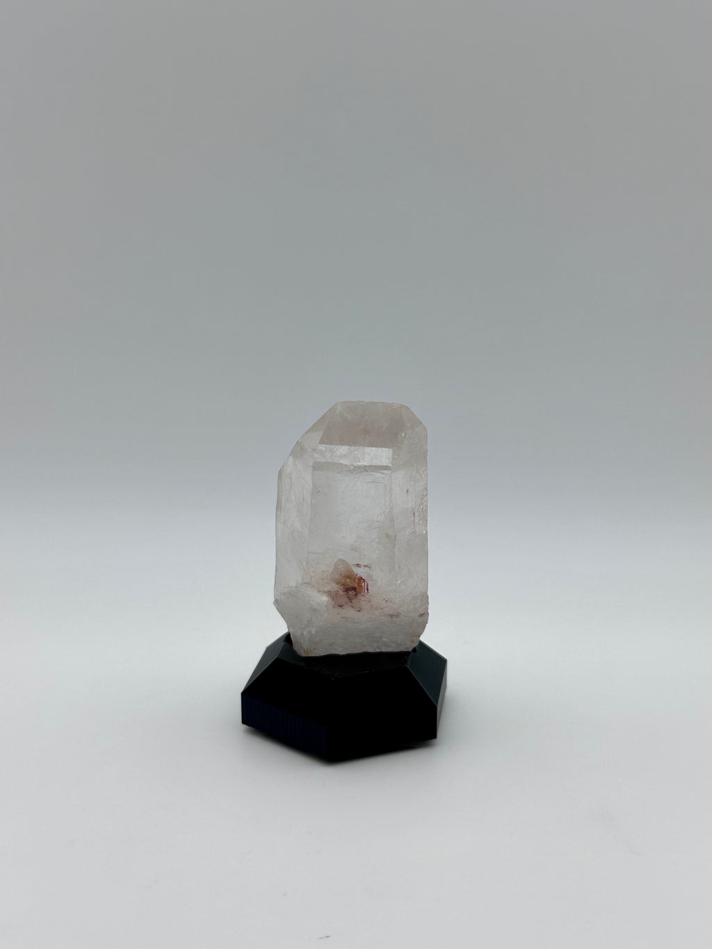 Clear Quartz with Iron Inclusions - Custom HexBase