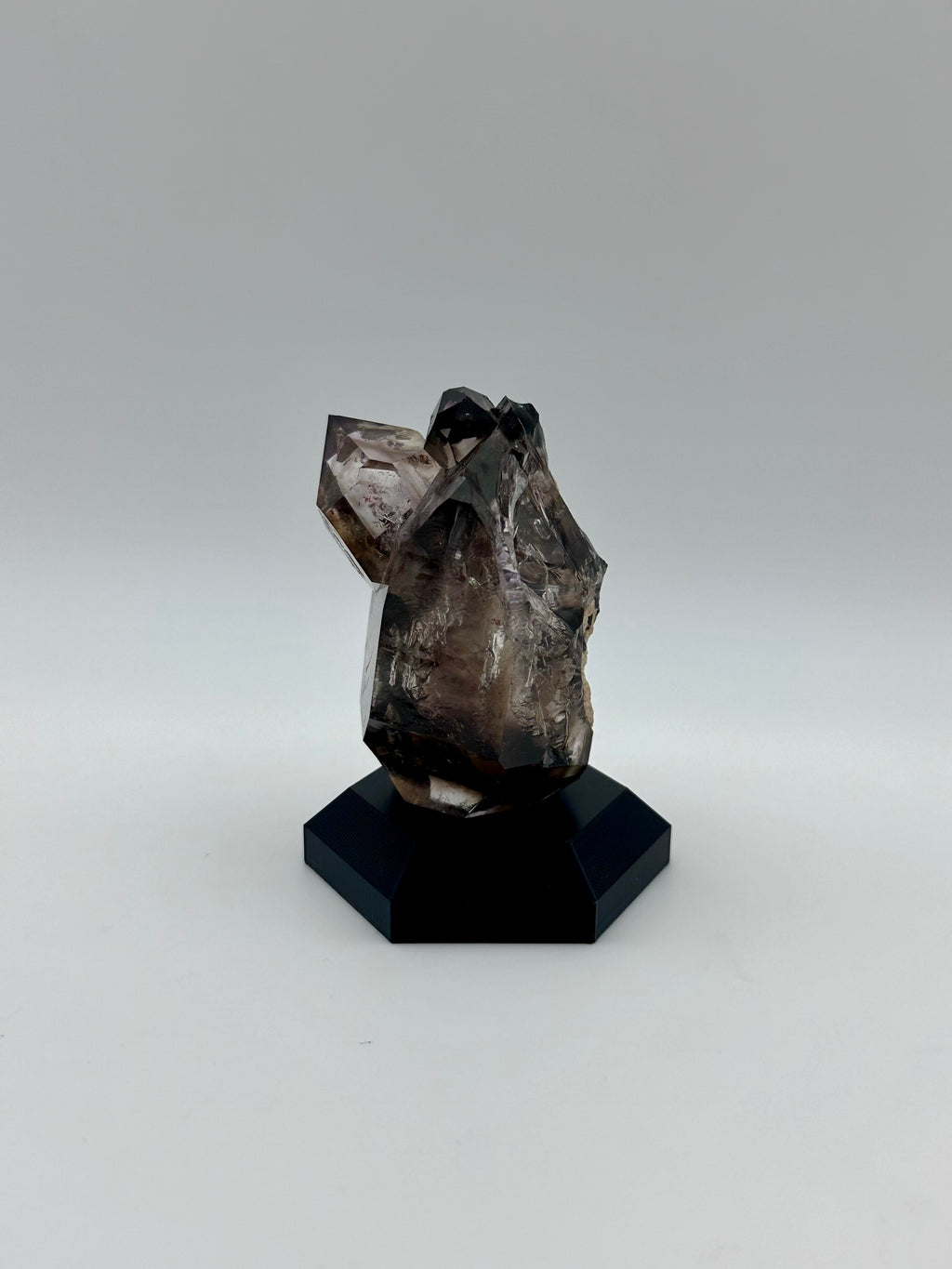 Smoky Quartz Enhydro – Custom HexBase