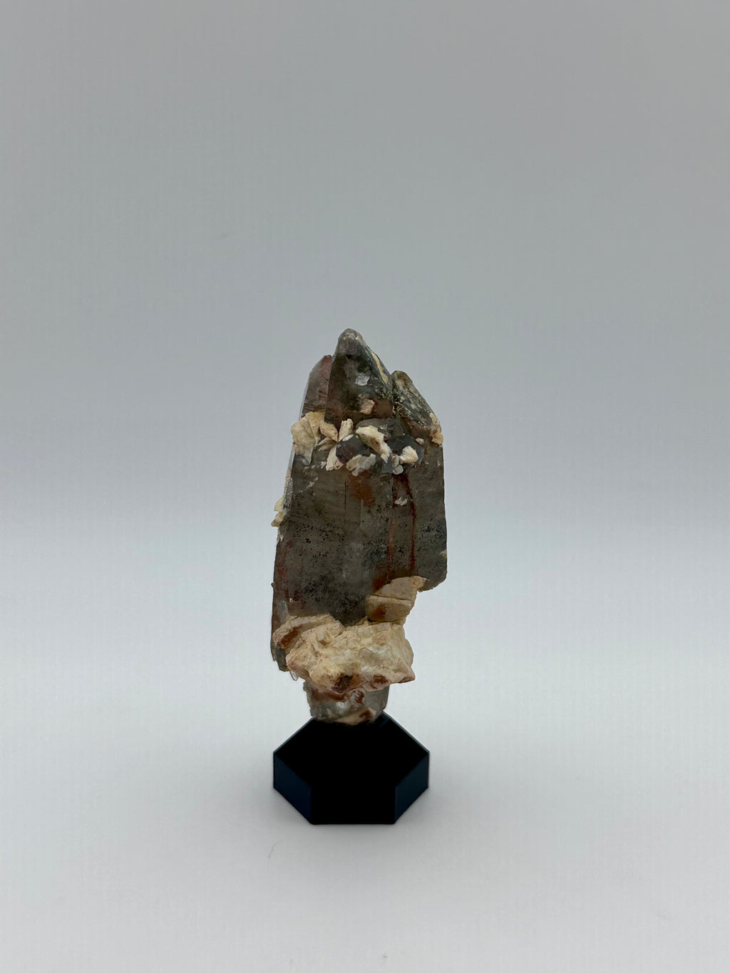 Smoky Quartz Crystal Cluster with Matrix