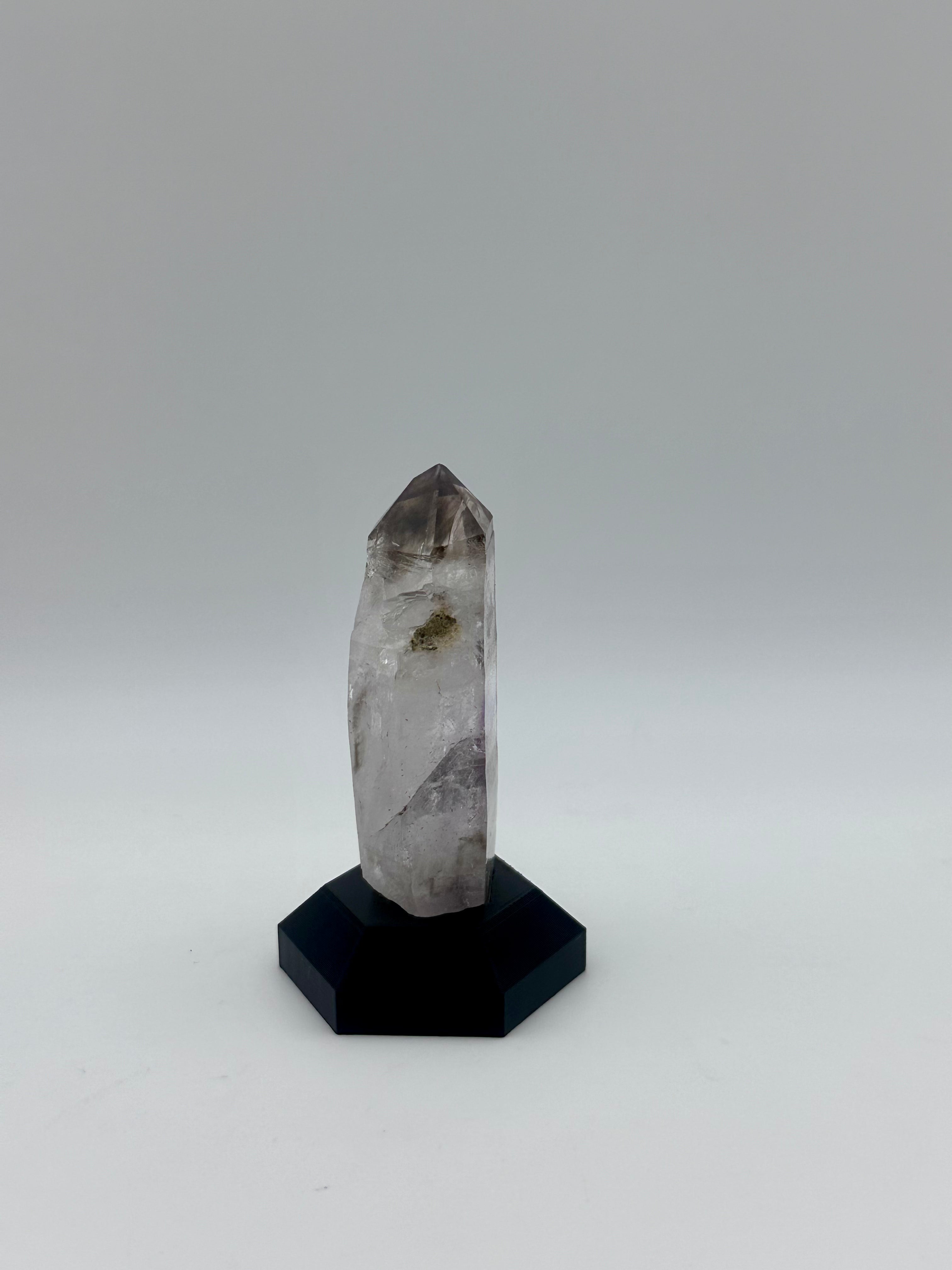 Enhydro Smoky Quartz Crystal