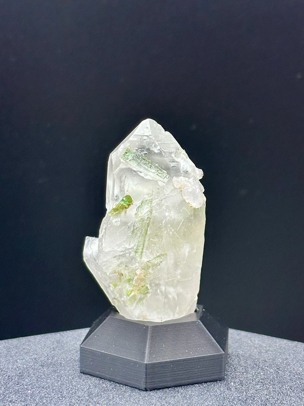 Green Tourmaline Included Quartz – Pakistan