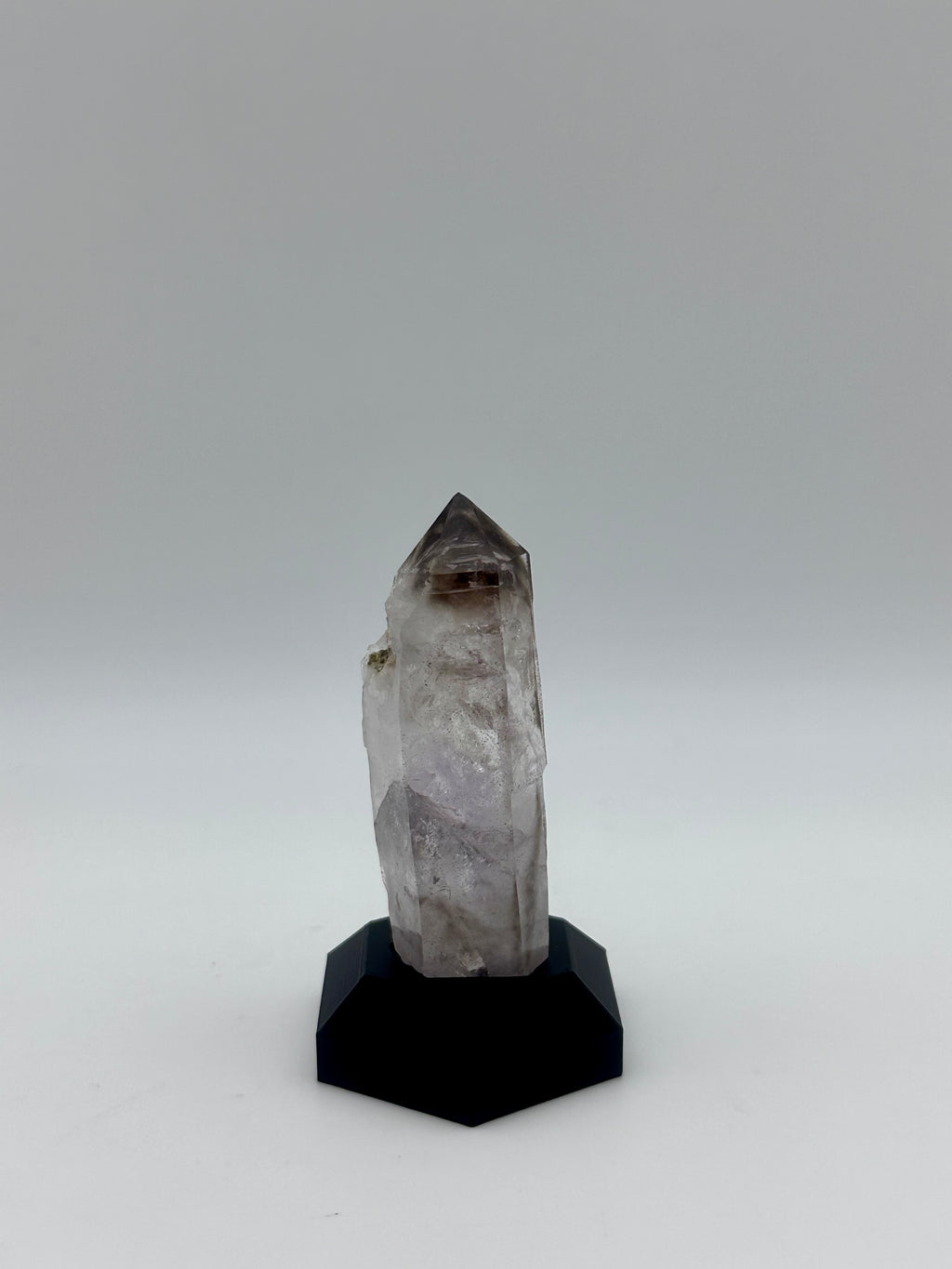 Enhydro Smoky Quartz Crystal