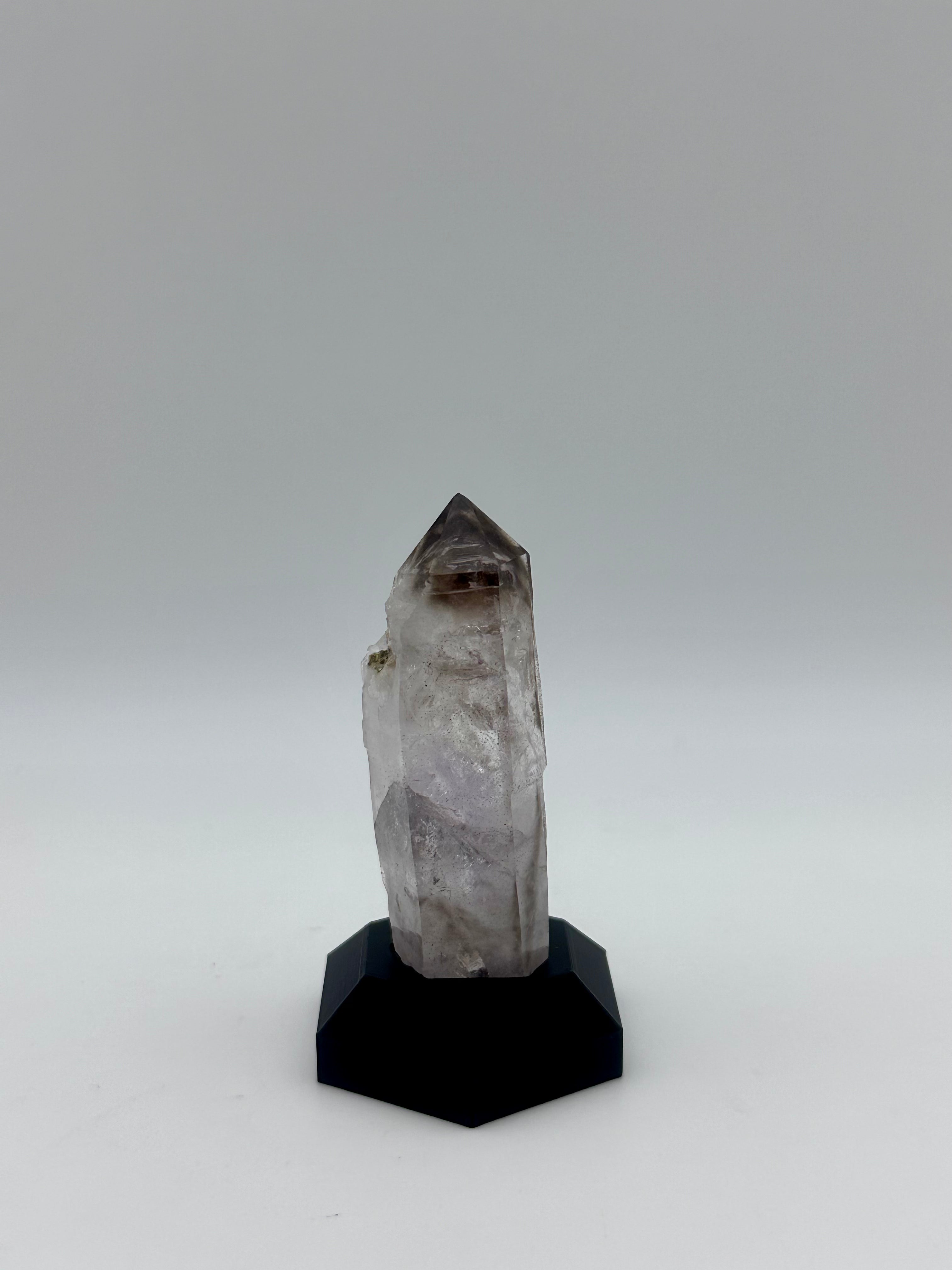 Enhydro Smoky Quartz Crystal