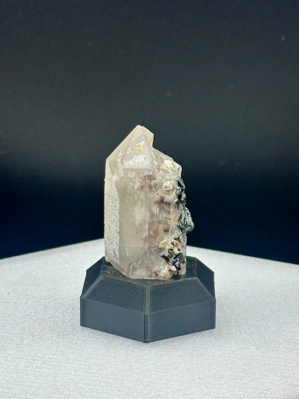 Quartz with Tourmaline (Schorl) – Pakistan