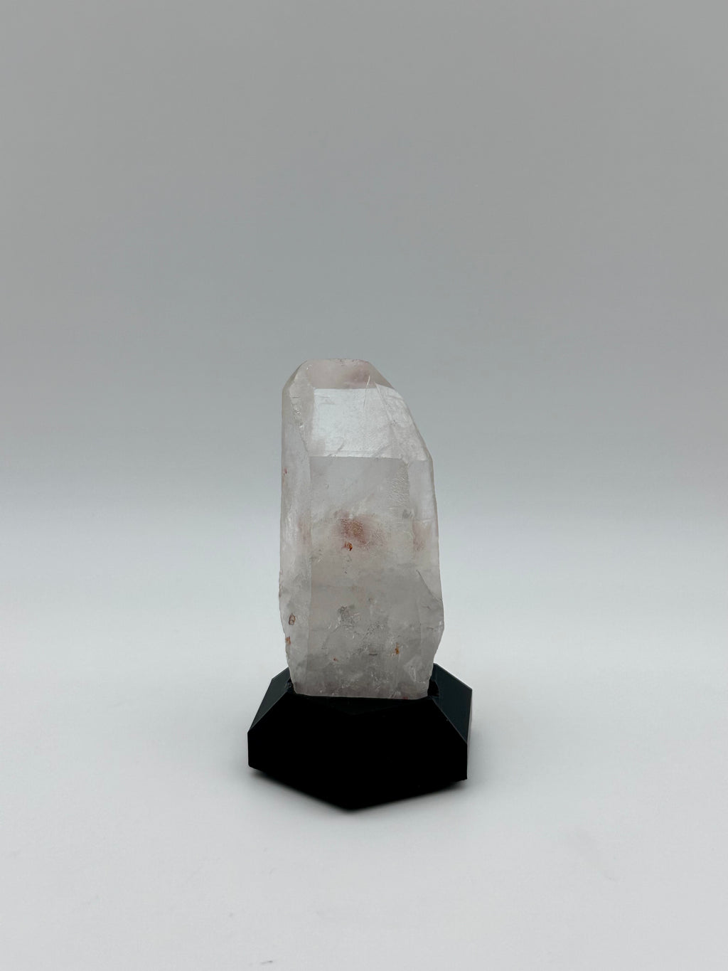 Clear Quartz with Iron Inclusions - Custom HexBase