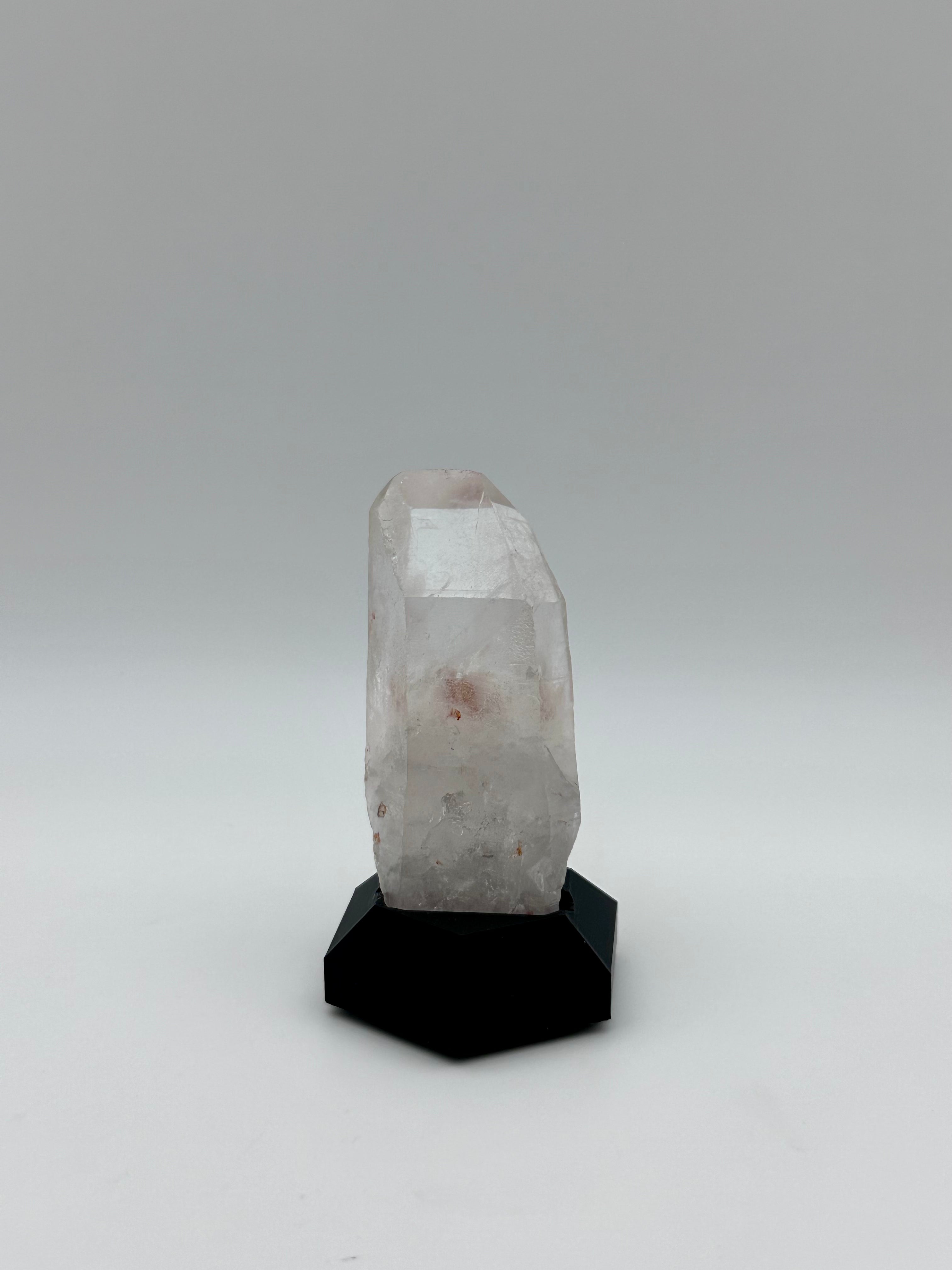 Clear Quartz with Iron Inclusions - Custom HexBase