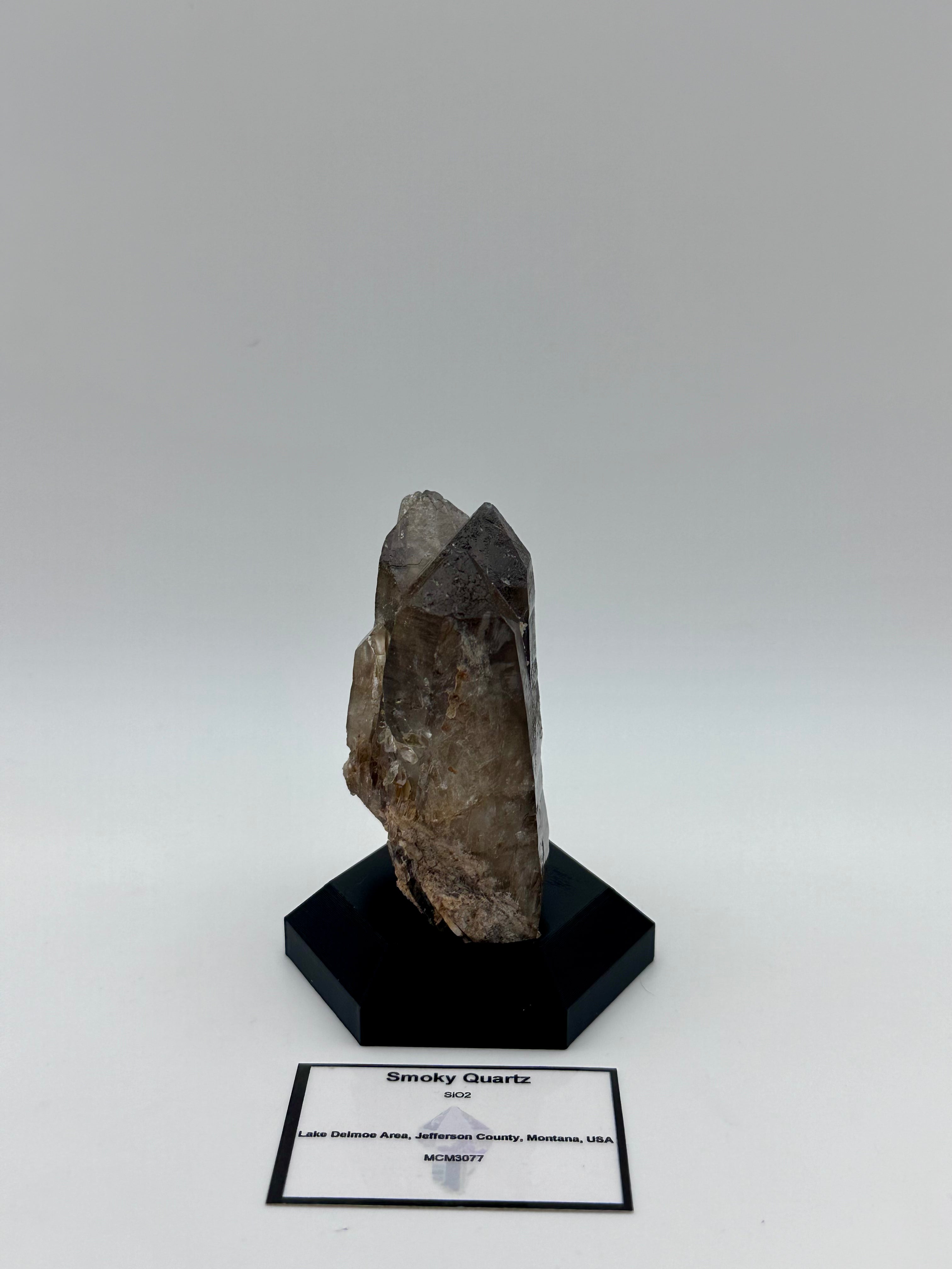 Smoky Quartz Cluster – Lake Delmoe, Montana, USA