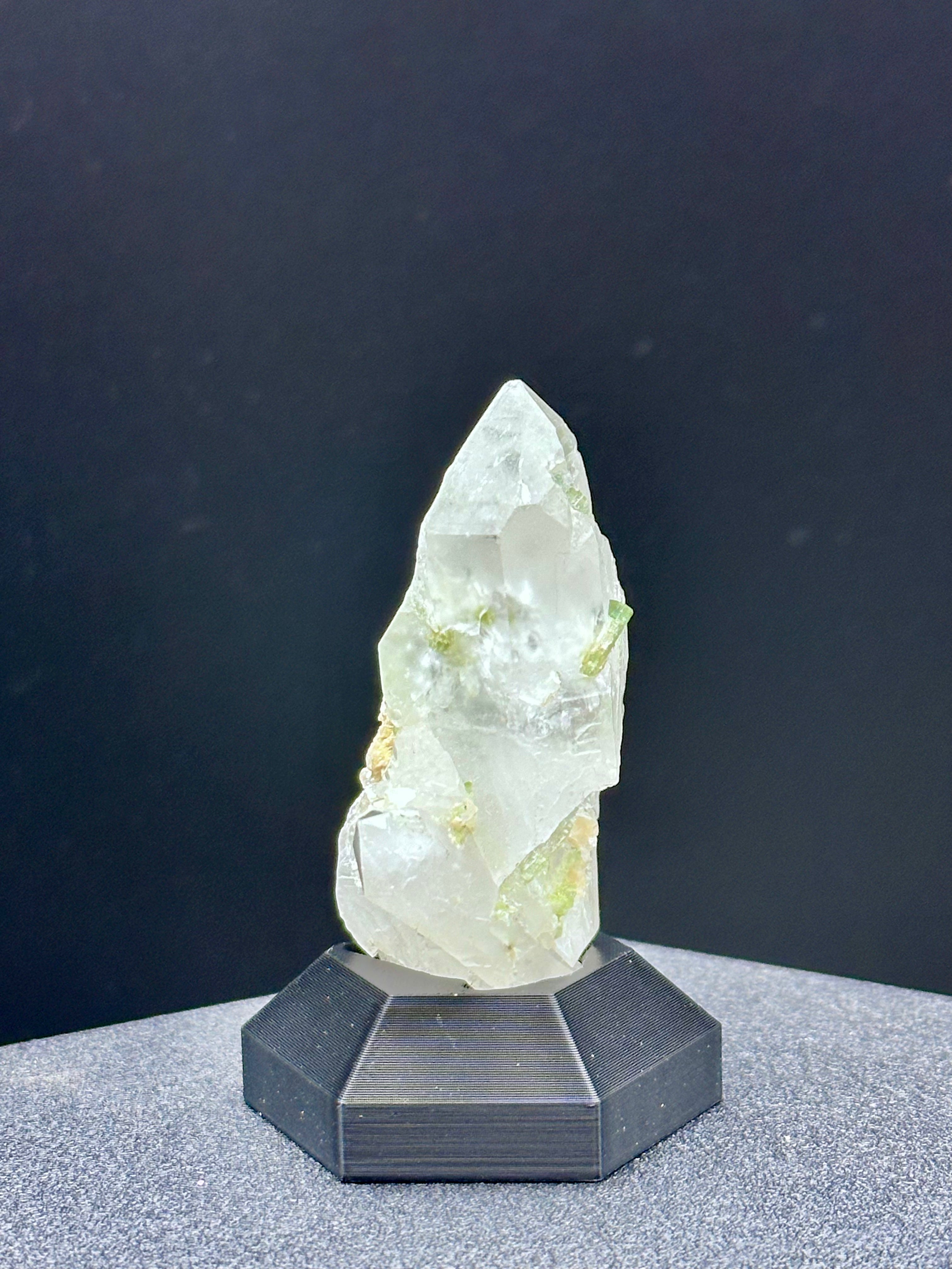 Green Tourmaline Included Quartz – Pakistan