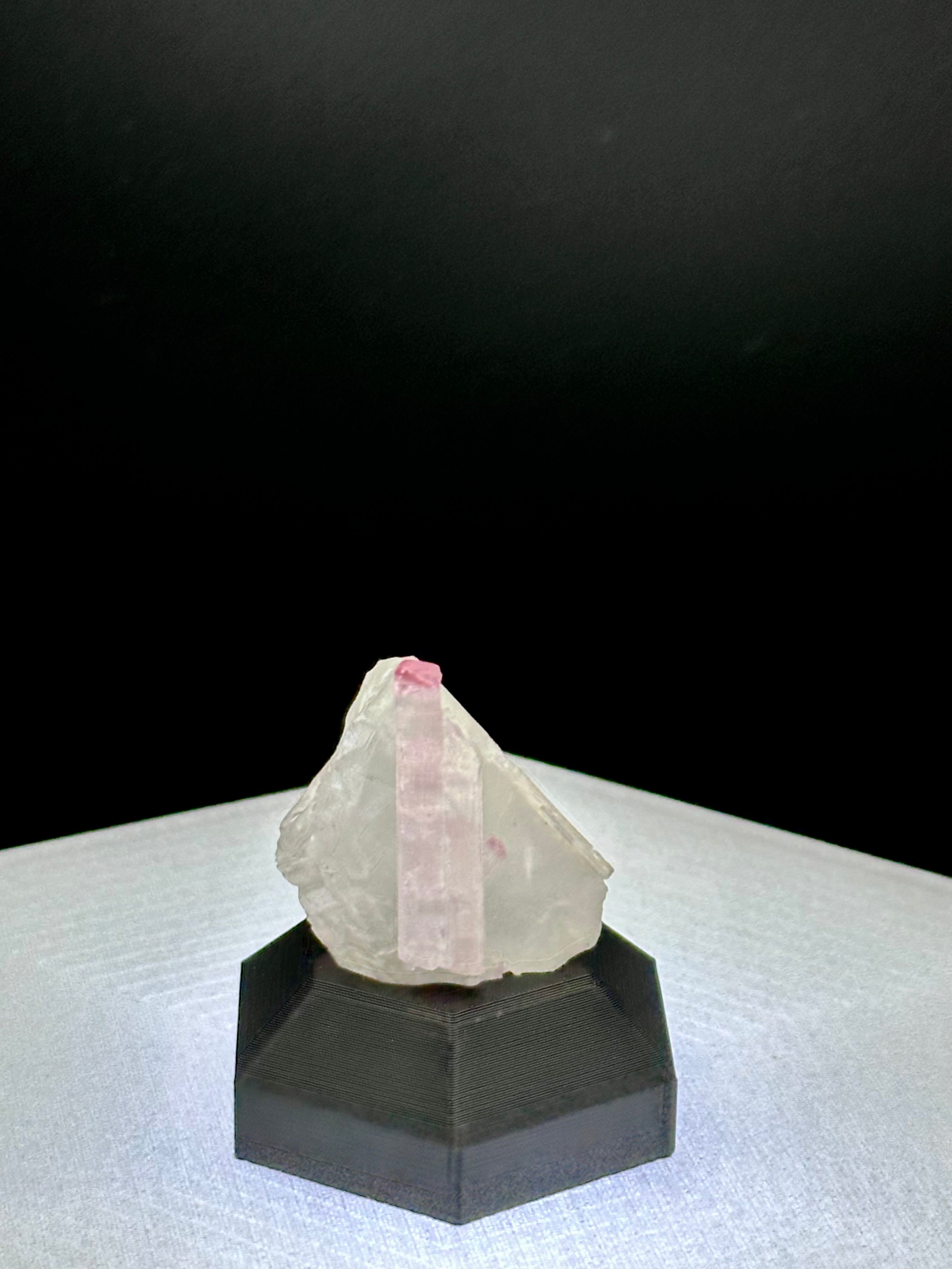 Pink Tourmaline on Quartz - Pakistan