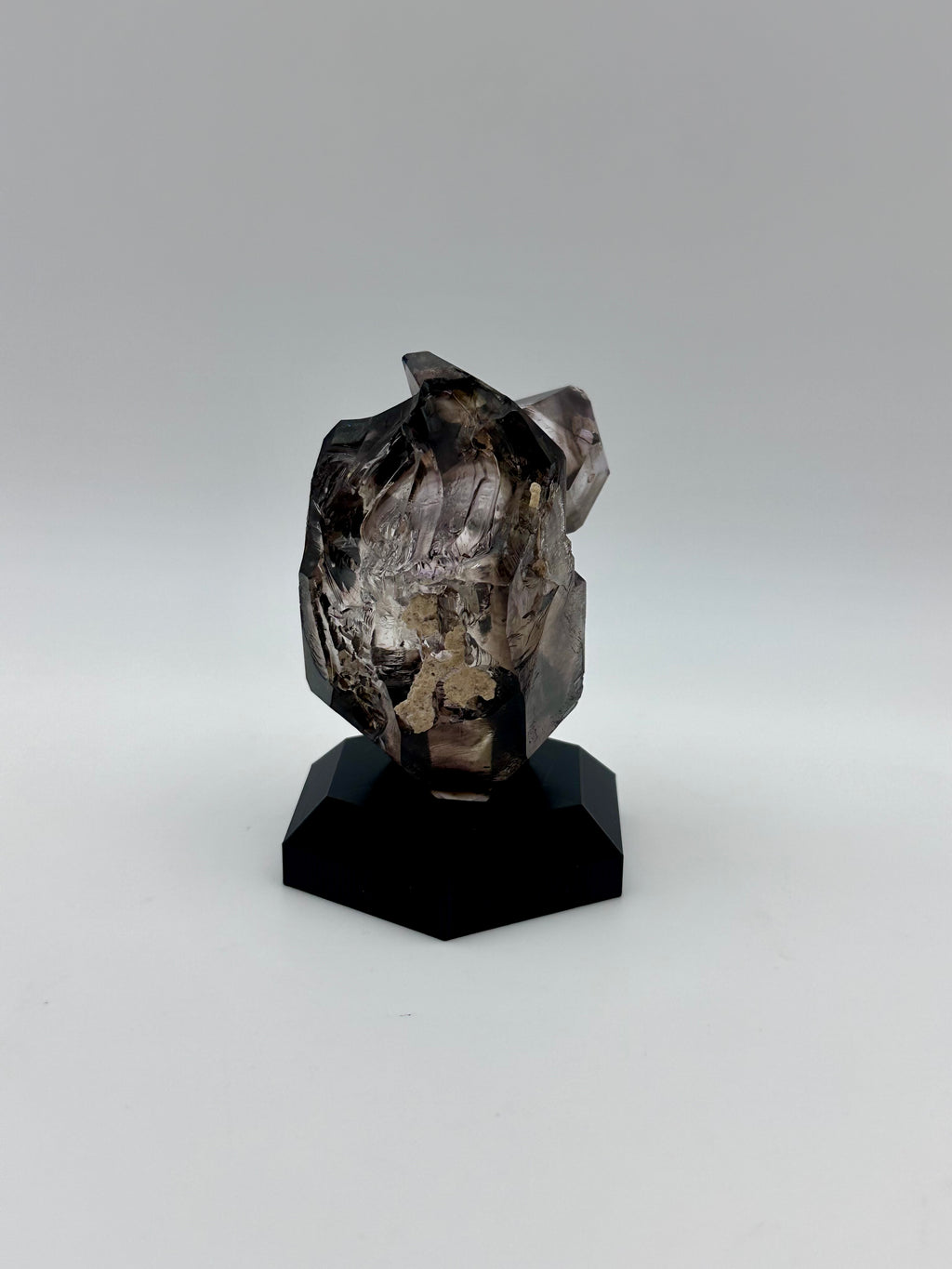 Smoky Quartz Enhydro – Custom HexBase