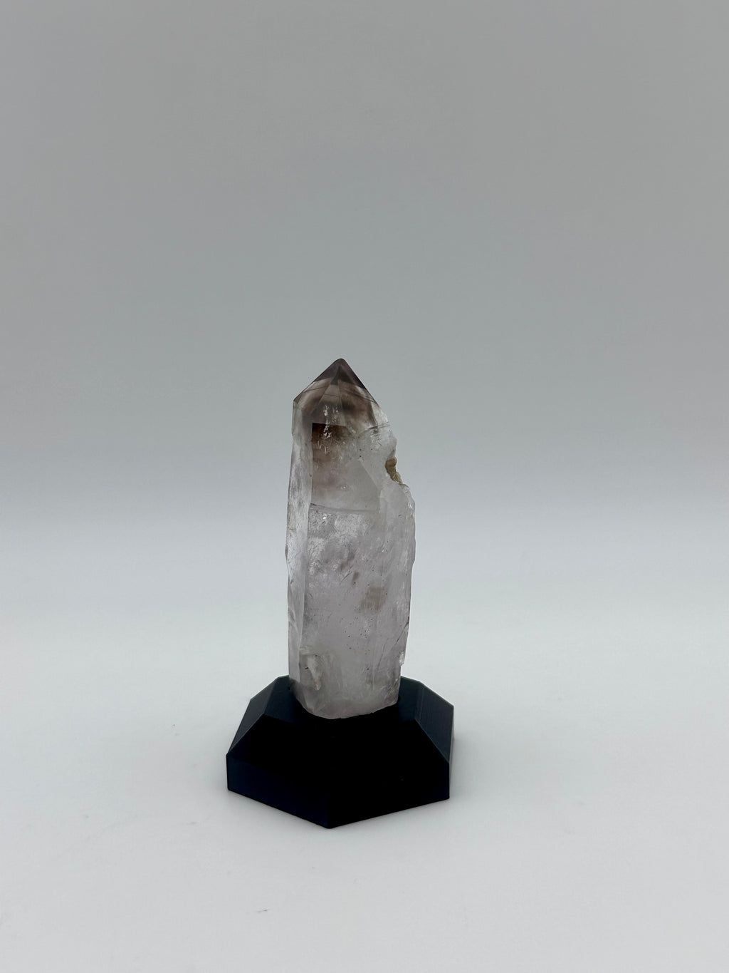 Enhydro Smoky Quartz Crystal