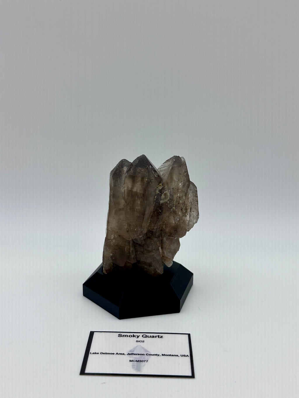 Smoky Quartz Cluster – Lake Delmoe, Montana, USA