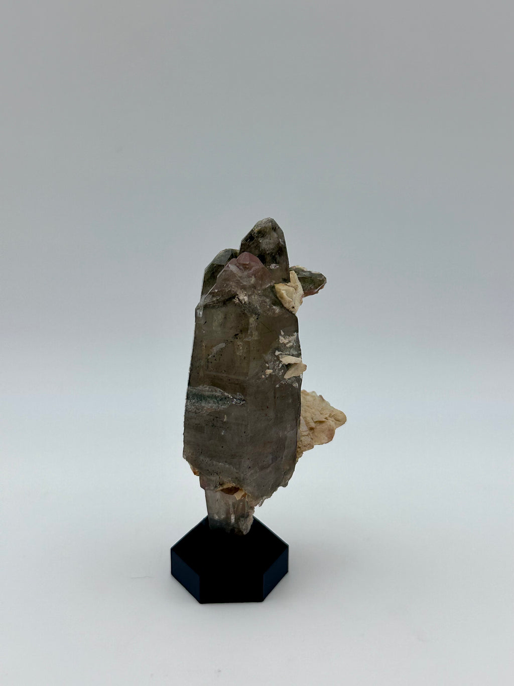 Smoky Quartz Crystal Cluster with Matrix