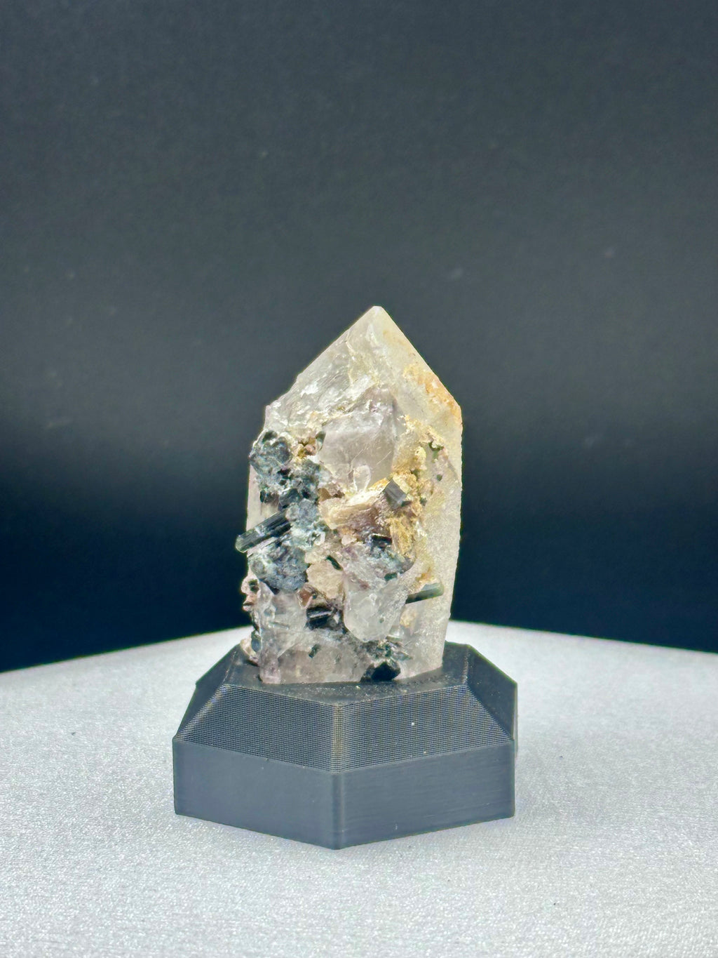 Quartz with Tourmaline (Schorl) – Pakistan