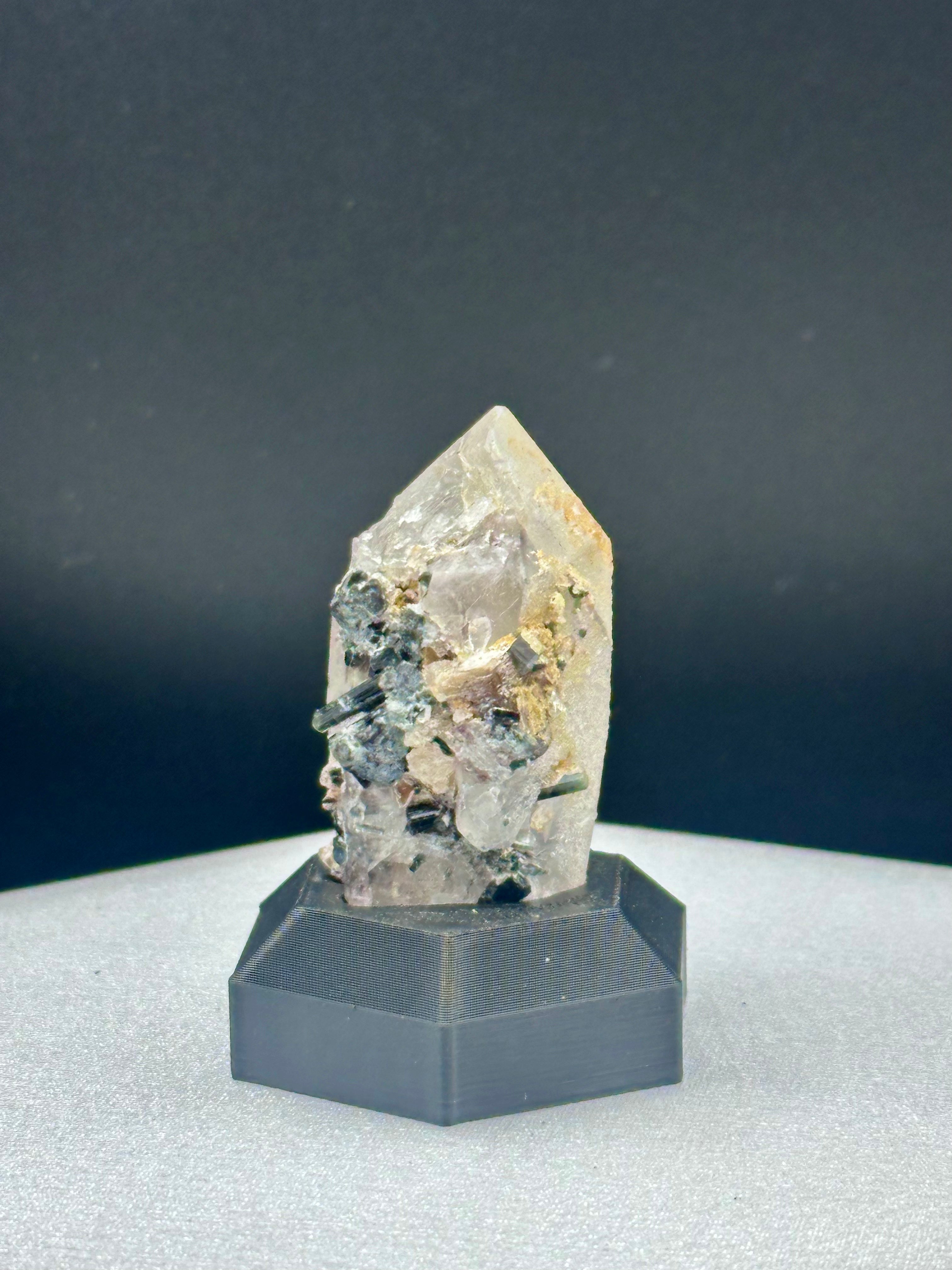 Quartz with Tourmaline (Schorl) – Pakistan
