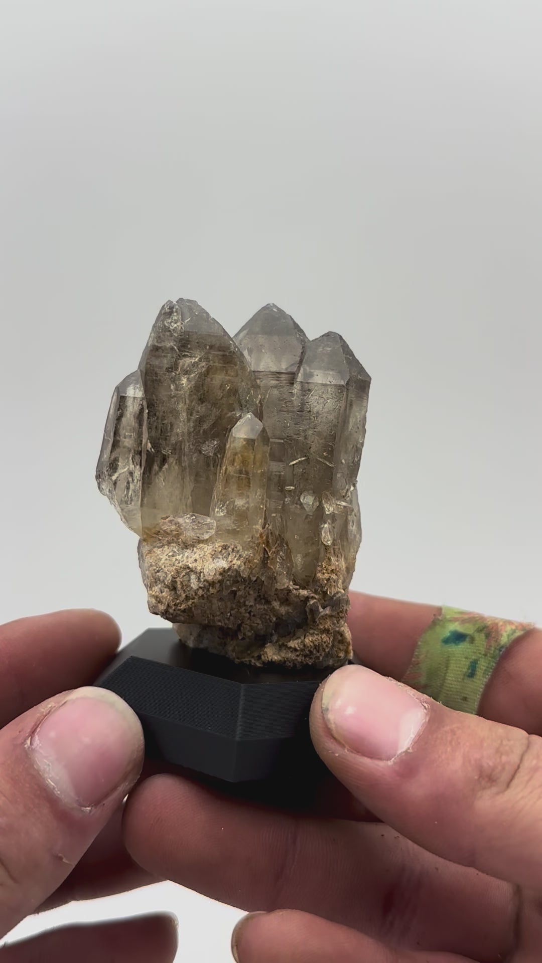 Smoky Quartz Cluster – Lake Delmoe, Montana, USA