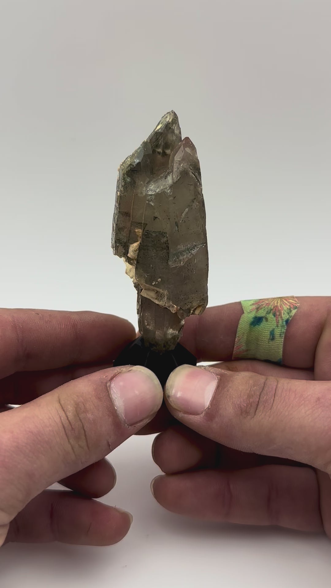 Smoky Quartz Crystal Cluster with Matrix