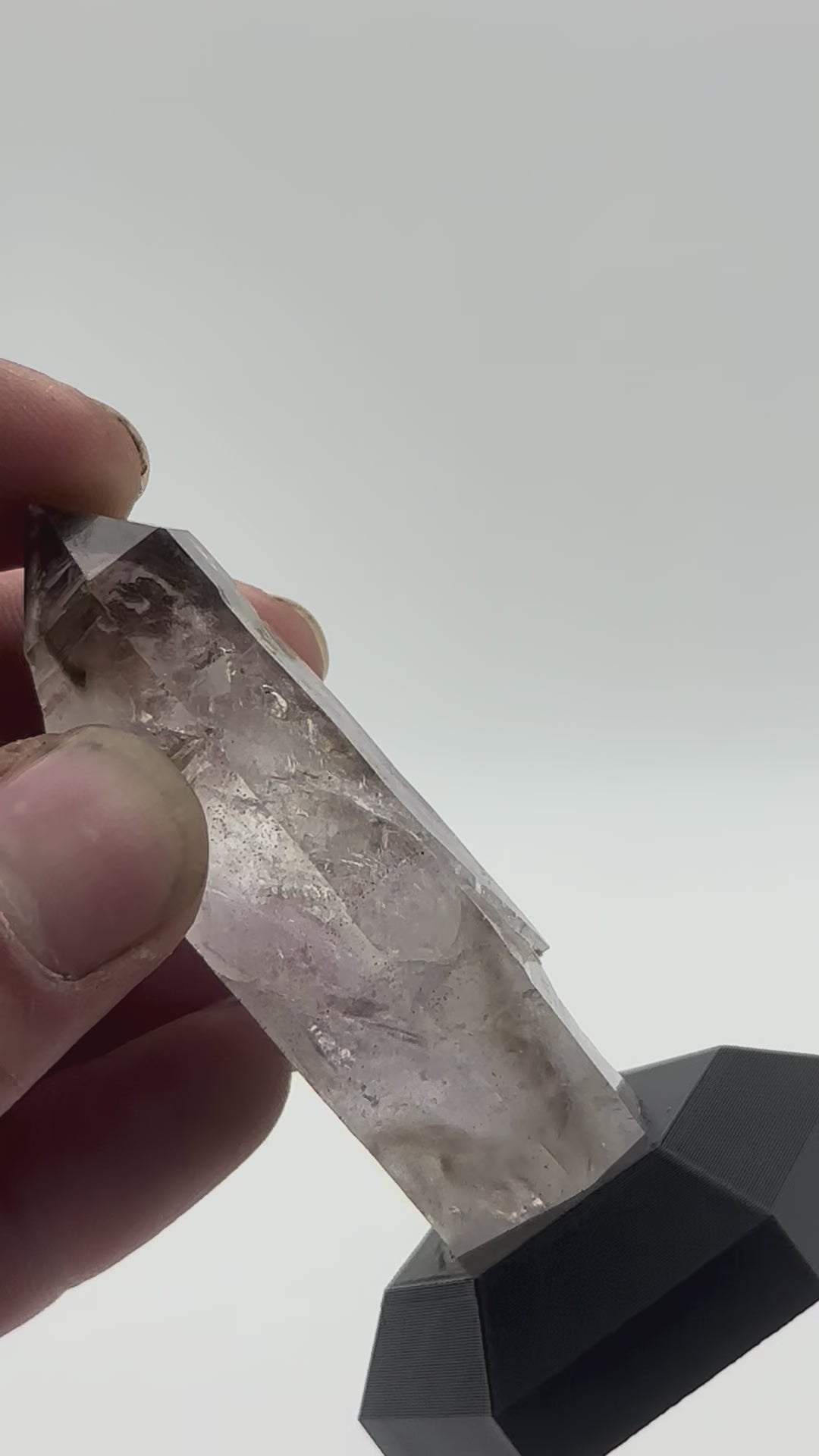 Enhydro Smoky Quartz Crystal